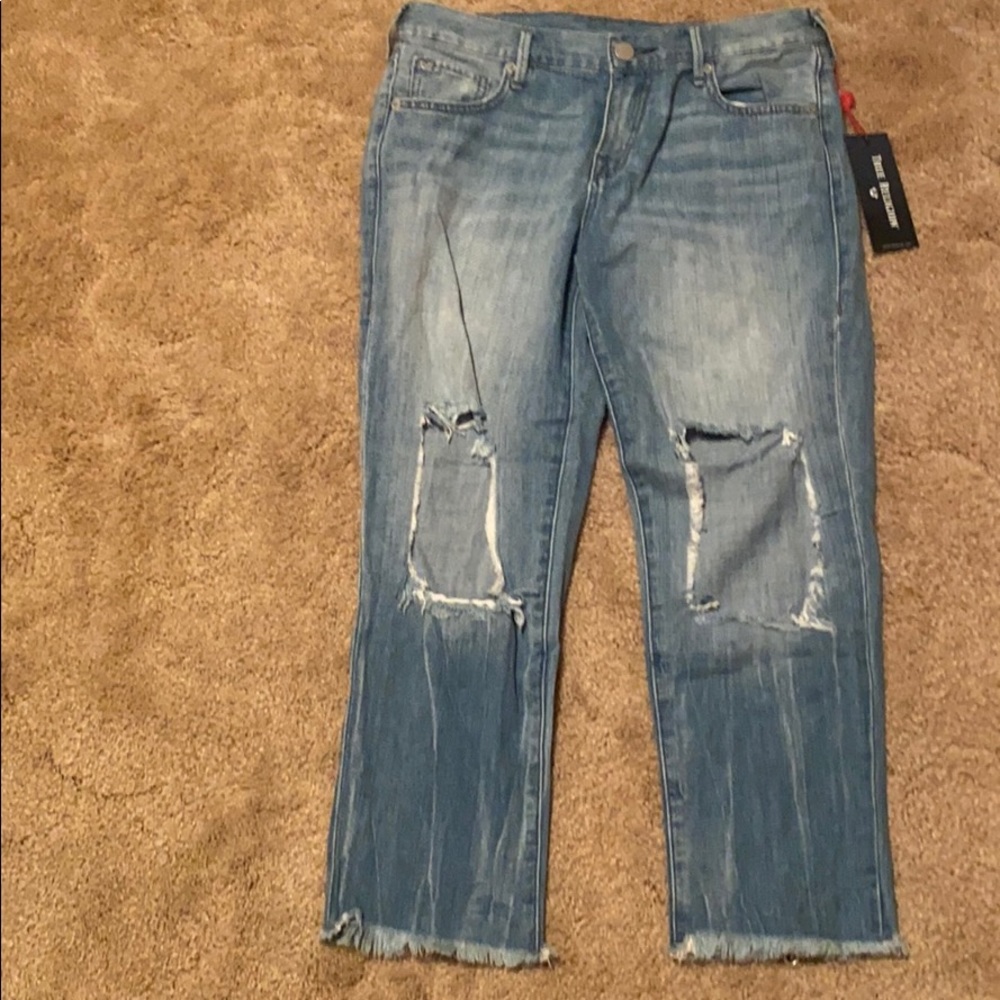 True Religion cropped jeans